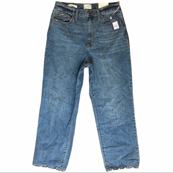 Women's Super-High Rise Vintage Cropped Jeans NWT - Picture 4 of 7
